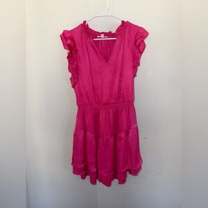Steve Madden Pink Ruffle Dress